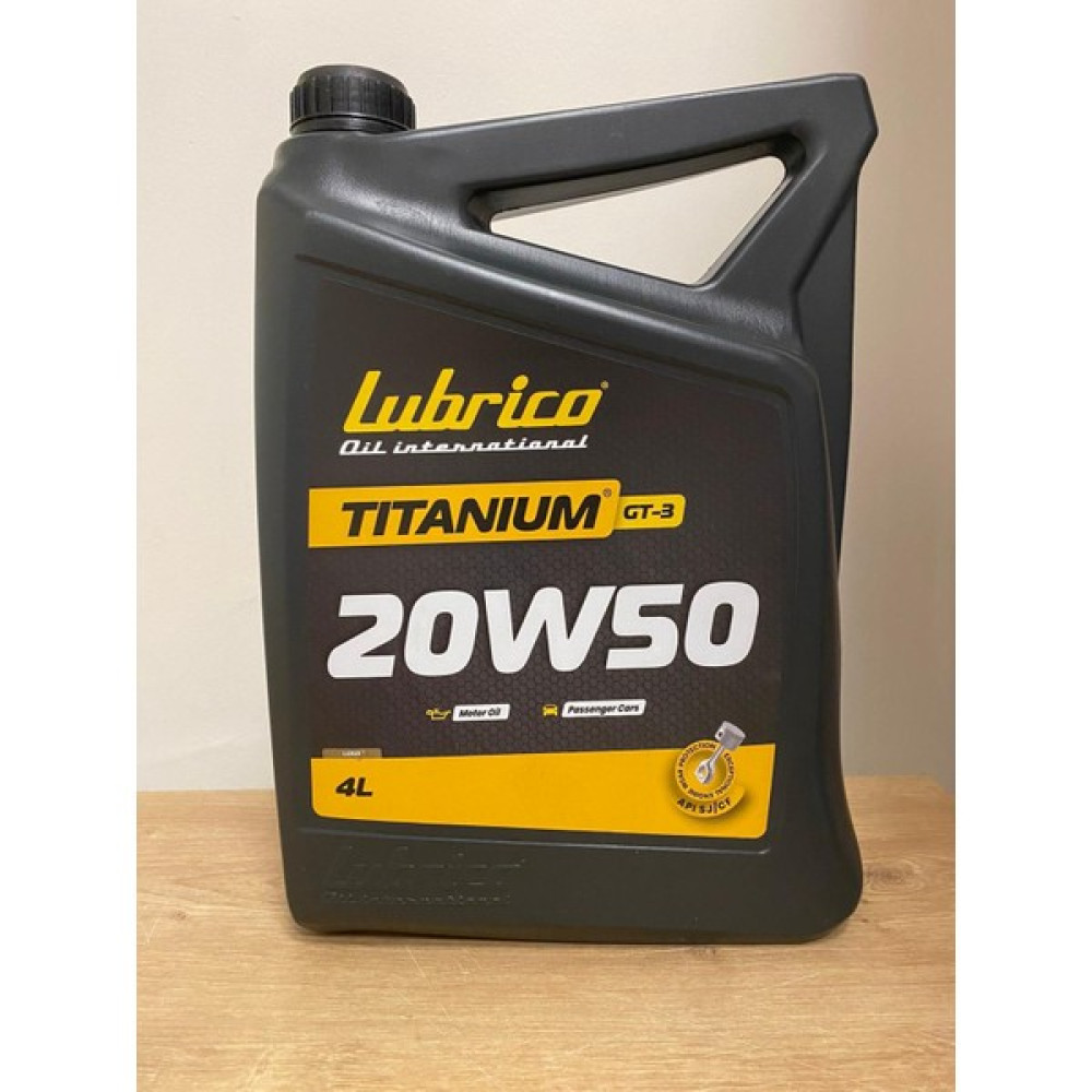 Lubrico Titanium Gt-3 20W-50 Motor Yağı 4litre (2024 Üretim) Oto Boyaları Fiyatı