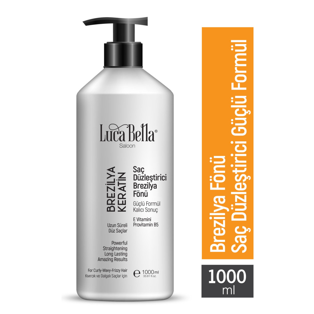 Luca Bella Brezilya Fönü Keratin Bakımı 1000 ml Kalıcı Onarıcı Ve Saç Düzleştirici Saç Bakım Maskeleri & Serumlar & Spreyler Fiyatı