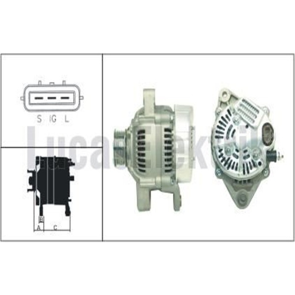 Lucas Toyota Corolla Ae 101 Şarj Dinamosu Alternatör 1993-1997 1.6 Xei Oto Boyaları Fiyatı