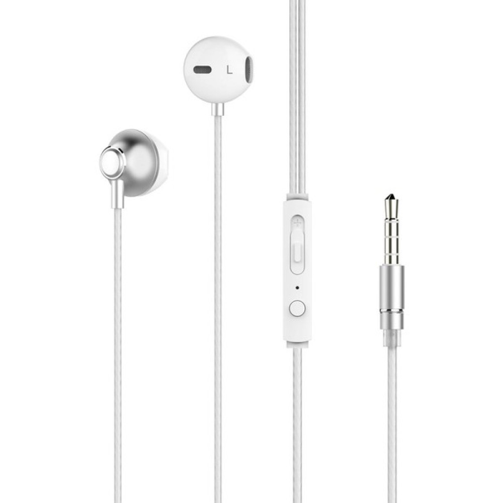 Lucatech Samsung Oppo Xiaomi Huawei Uyumlu Metal Başlık Kablolu Kulaklık - Beyaz Kulak İçi Kulaklık Fiyatı