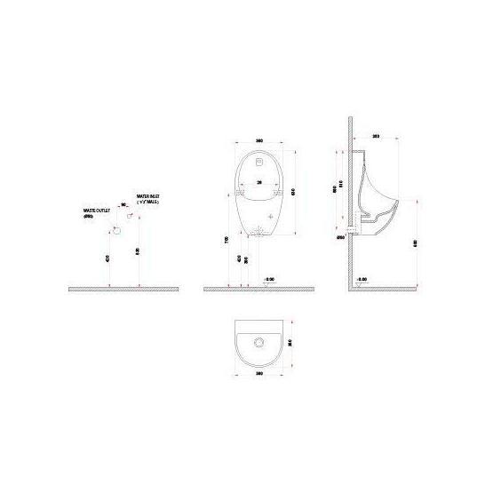 Lucco Avva 36 cm Turuncu Fotoselli Pisuvar