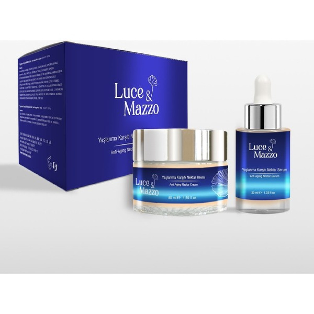 Luce & Mazzo Yaşlanma Karşıtı Krem ve Serum Seti Anti-Aging / Yaşlanma Karşıtı Fiyatı