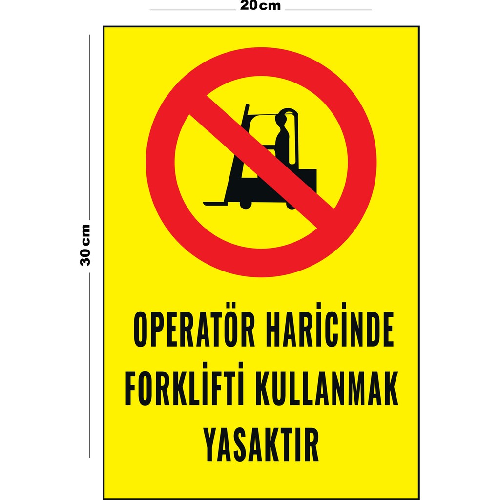 Lucena Metal Operatör Haricinde Fortklifti Kullanmak Yasaktır 20 x 30 cm A4 Büyüklüğünde Uyarı Levhası Yön - 20 cm x 30 cm SSD / Solid State Drive Fiyatı