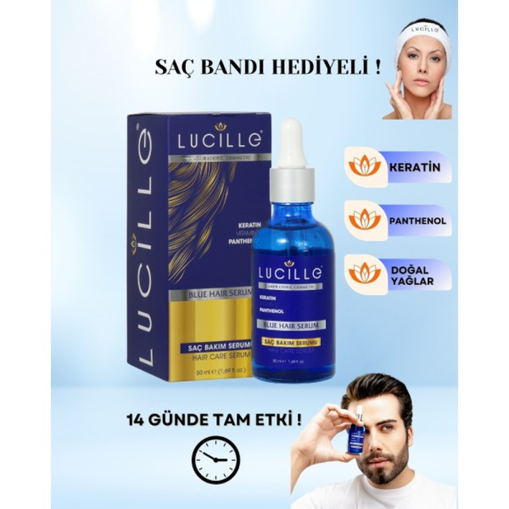 Lucille Onarıcı Ve Yenileyici Saç Bakım Serumu- 50 Ml- Keratin - Vitamin E - Panthenol Cilt ve Yüz Bakımı Fiyatı