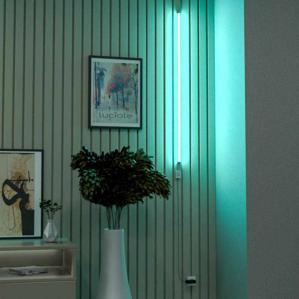 Luciole LED Köşe Lambader Işık Uzaktan Kumandalı 16 Renk 4 Animasyon Yapışkanlı - Beyaz Lambader Fiyatı