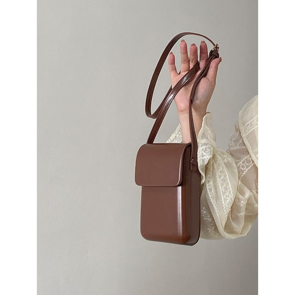 Luck Niş Çok Yönlü Dikey Stil Japon ve Kore Para Basit Cep Telefonu Çantası Kutu Çanta Retro Erkek ve Kadın Doku Crossbody Küçük Çanta (Yurt Dışından) Kadın Ayakkabıları Fiyatı