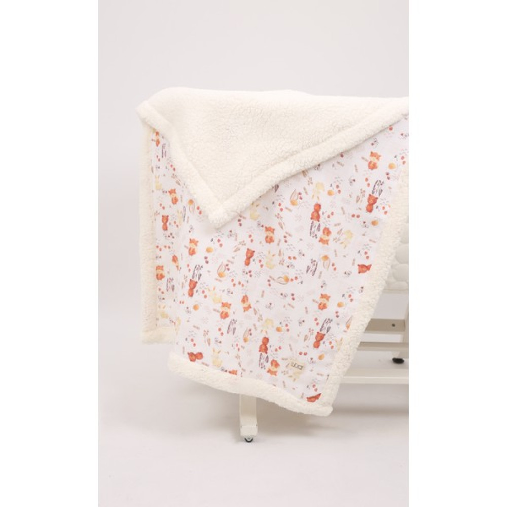 Luckka Puffy Koyun Tüylü Müslin Battaniye - 70 x 100 cm - Renkli Bebek Battaniyesi Fiyatı