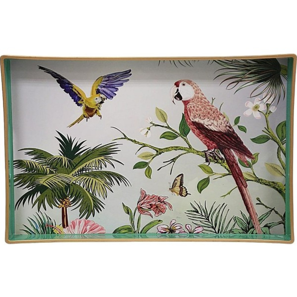 Lucky & Art Lysp 023 Dikdörtgen Babil Bahçesi Tepsi 45*30 cm Servis Tepsisi Fiyatı