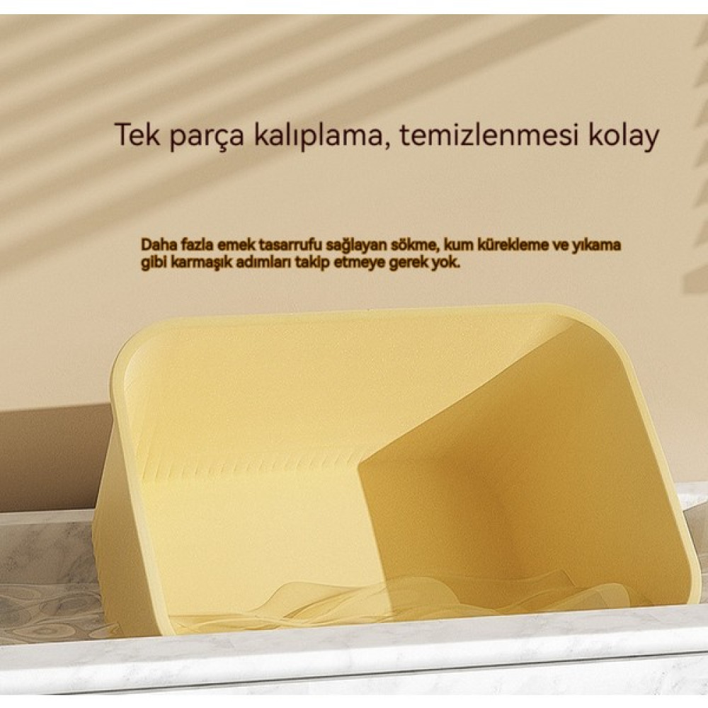 Lucky Bear Sıçramaya Dayanıklı Büyük Kedi Kumu Kutusu (Yurt Dışından) Evcil Hayvan Ürünleri Fiyatı