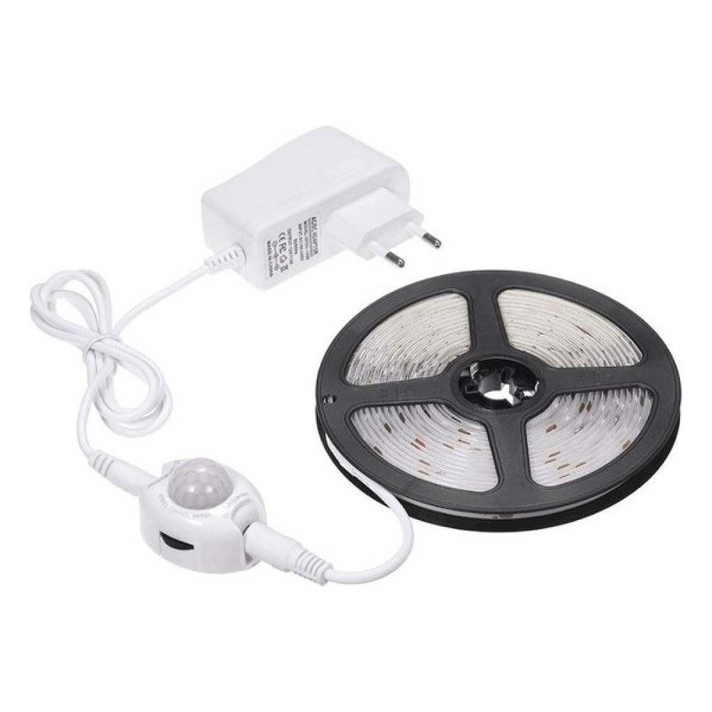 Lucky Power 5m Kablosuz Pır Hareket Sensörü LED Şerit Işığı 12V Akıllı Merdiven Dolabı Duvar Lambası, Ab Fiş (Yurt Dışından) - 40 cm - Sıcak Beyaz Led Aydınlatmalar Fiyatı