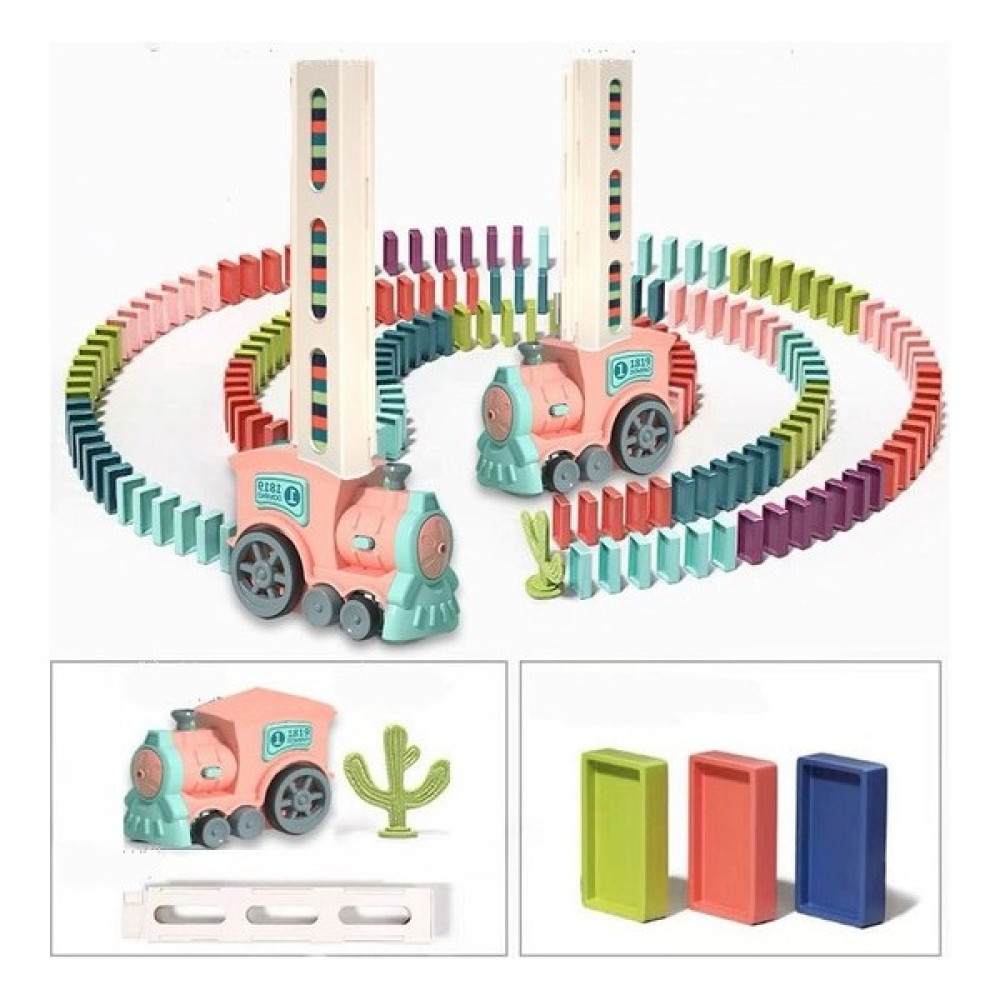 Lucky Power Çocuklar Için Erken Eğitim Elektrikli Domino Oyuncak Küçük Tren-Müzik Ve Işıklarla (Yurt Dışından) - Renkli Oyuncak Araç Fiyatı