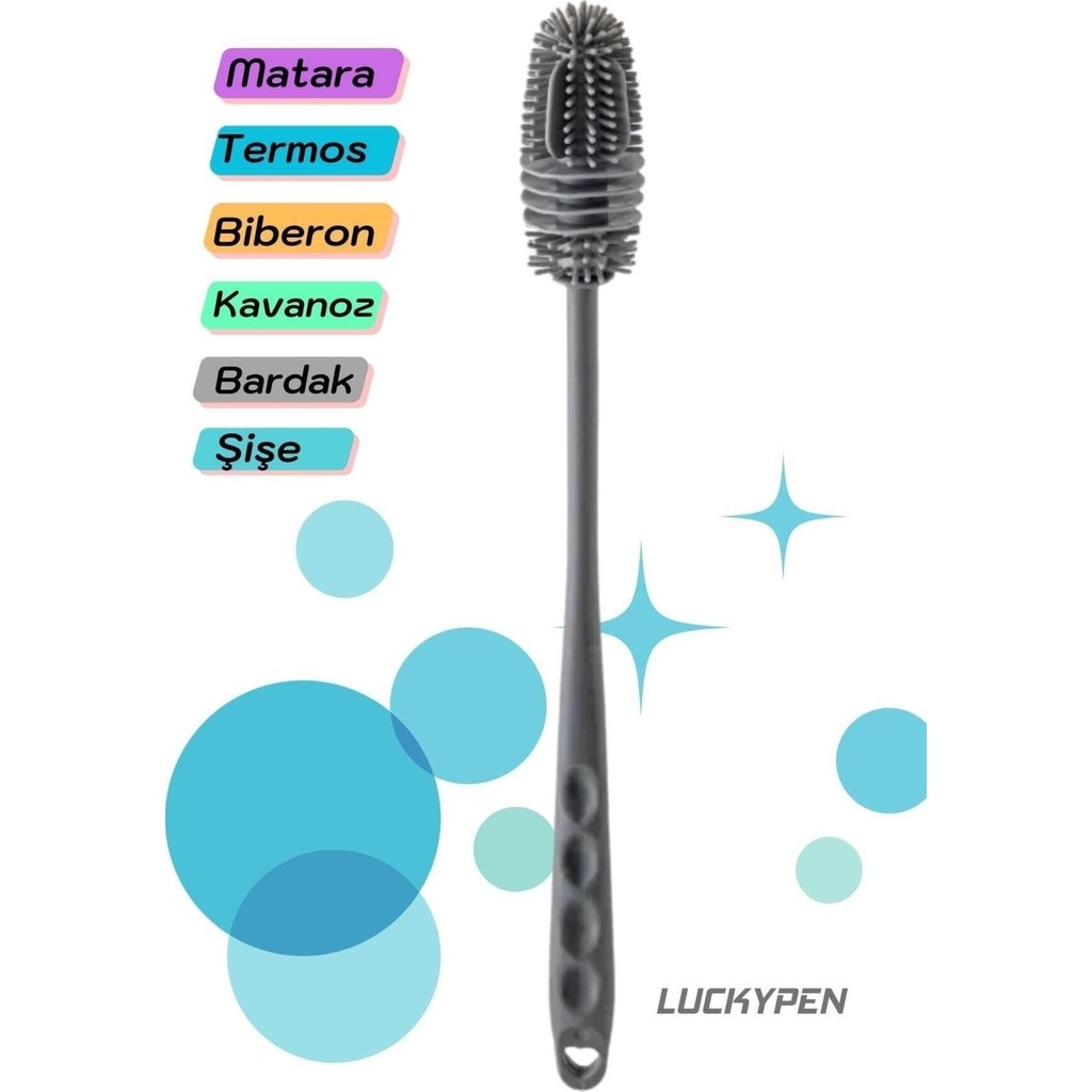 Luckypen Biberon Temizleyici Tpr Silikon Fırça, Plastik Materyal ile 1 Parça Derinlemesine Temizlik Biberon Fiyatı