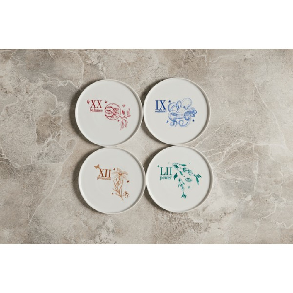 Lucra Concept The Charm Collection 20 cm Tatlı Tabağı 2'li Set - Kırmızı Oto Boyaları Fiyatı