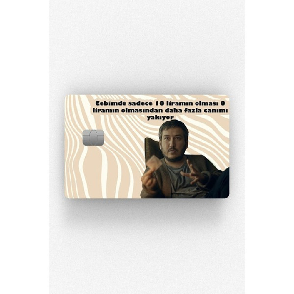 Ludio Gibi Yılmaz 10 Lira Kredi Kartı & Akbil Sticker Kaplama Ev & Dekorasyon Aksesuarları Fiyatı