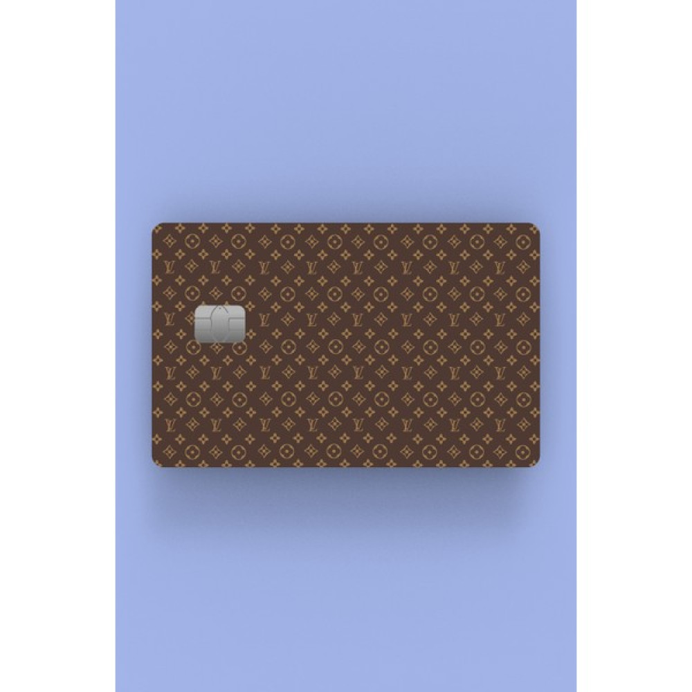 Ludio Louis Vuitton Kahverengi Kredi Kartı Sticker Kaplama Ev & Dekorasyon Aksesuarları Fiyatı