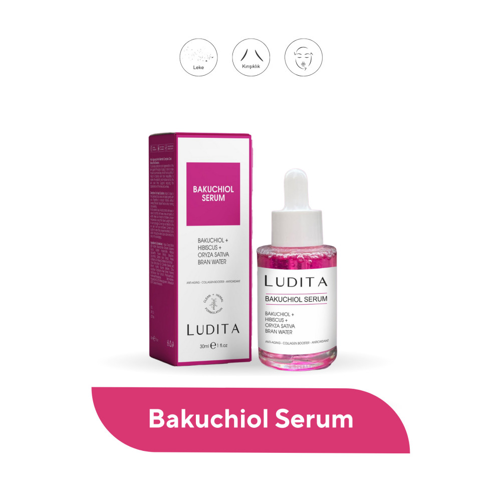LUDITA Yaşlanma Karşıtı Bakuchiol + Hibiscus Serum ( Retinol Alternatifi ) Cilt ve Yüz Bakımı Fiyatı