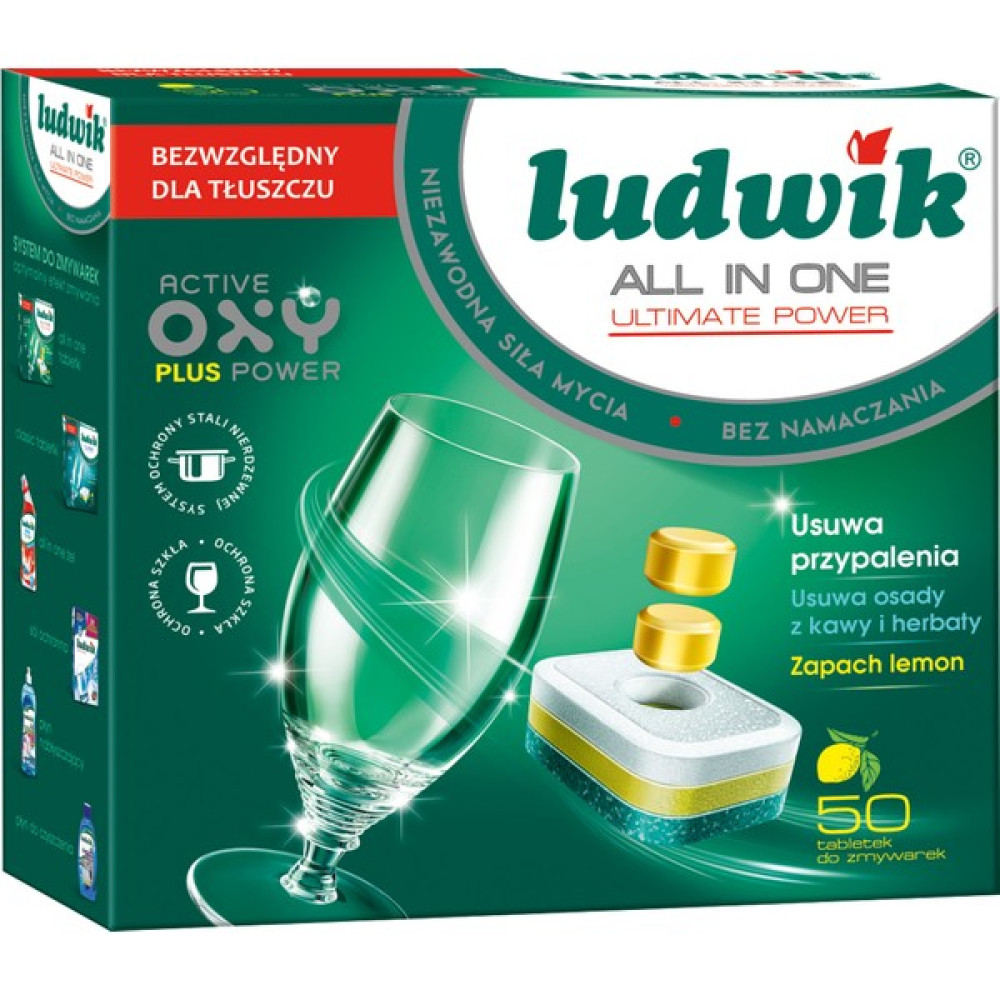 Ludwi̇k Hepsi Bir Arada Ultimate Bulaşık Makine Tableti Limonlu 50 Yıkama Bulaşık Yıkama Fiyatı
