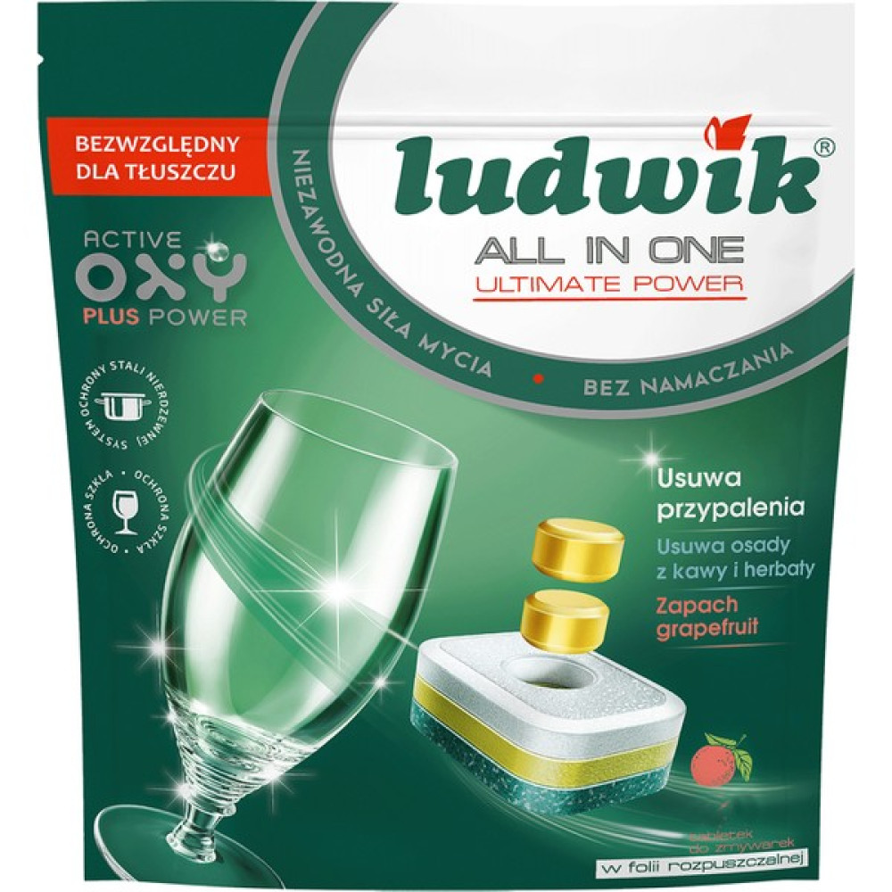 Ludwi̇k Hepsi Bir Arada Ultimate Bulaşık Tableti Greyfurtlu 41 Yıkama Bulaşık Yıkama Fiyatı