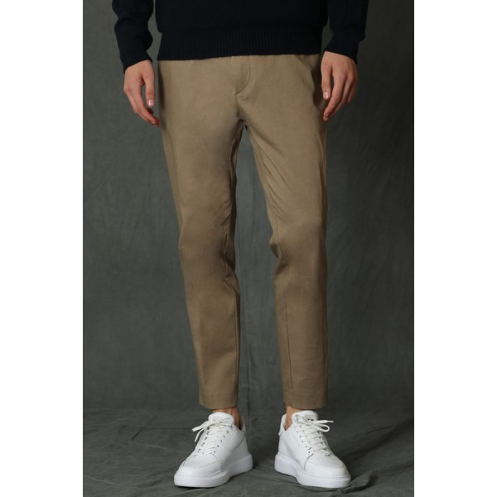 Lufian Bogar Spor Erkek Chino Pantolon Slim Fit Deve Tüyü Erkek Pantolon Fiyatı