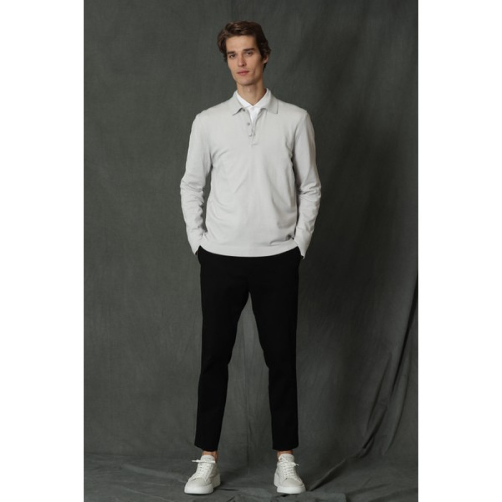 Lufian Bogar Spor Erkek Chino Pantolon Slim Fit Siyah Erkek Pantolon Fiyatı