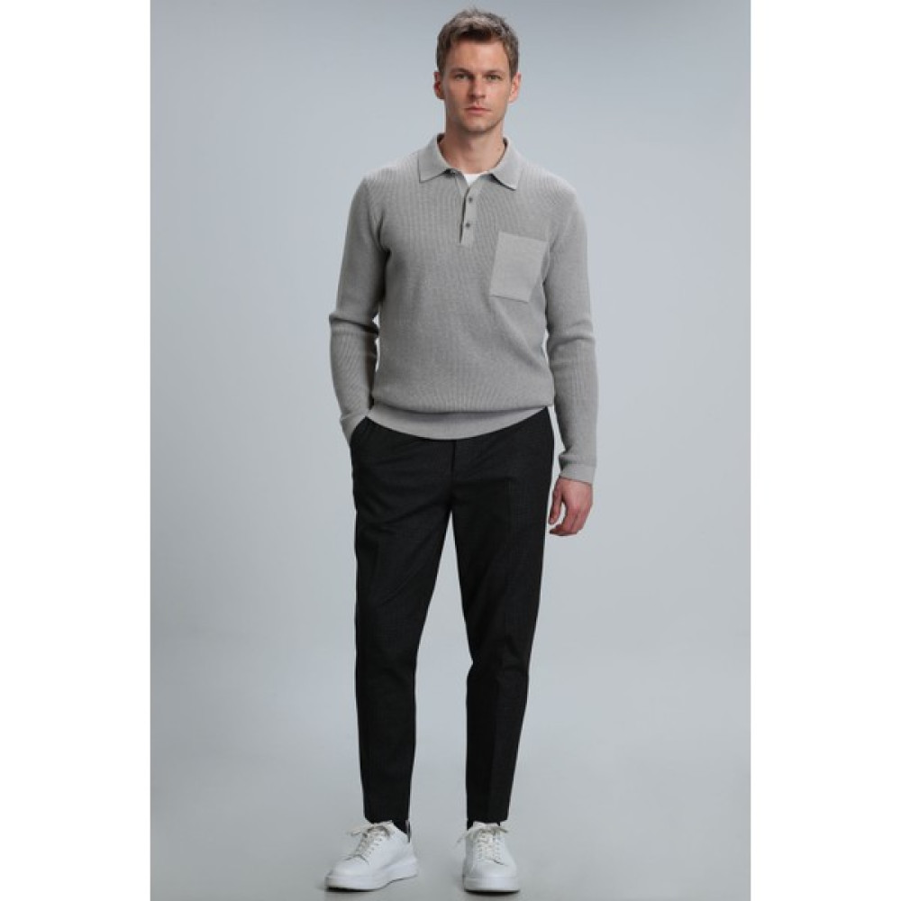 Lufian Frank Spor Erkek Chino Pantolon Slim Fit Antrasit Erkek Pantolon Fiyatı
