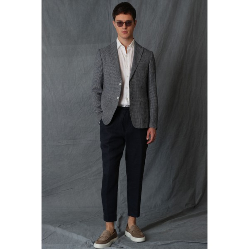 Lufian Karl Spor Erkek Chino Pantolon Tailored Fit Lacivert Erkek Pantolon Fiyatı