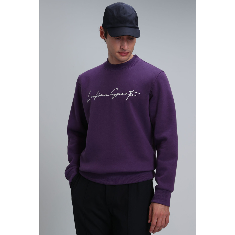 Lufian Lowe Erkek Sweatshirt Mürdüm S Beden Bayan Sweatshirt Fiyatı