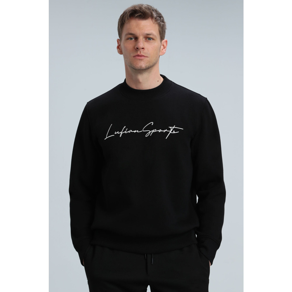 Lufian Lowe Erkek Sweatshirt Siyah XS Beden Bayan Sweatshirt Fiyatı