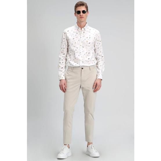 Lufian Mate Spor Chino Slim Fit Taş Erkek Pantolon