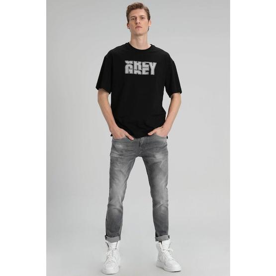 Lufian Mauss Smart Jean Slim Fit Açık Gri Erkek Pantolon