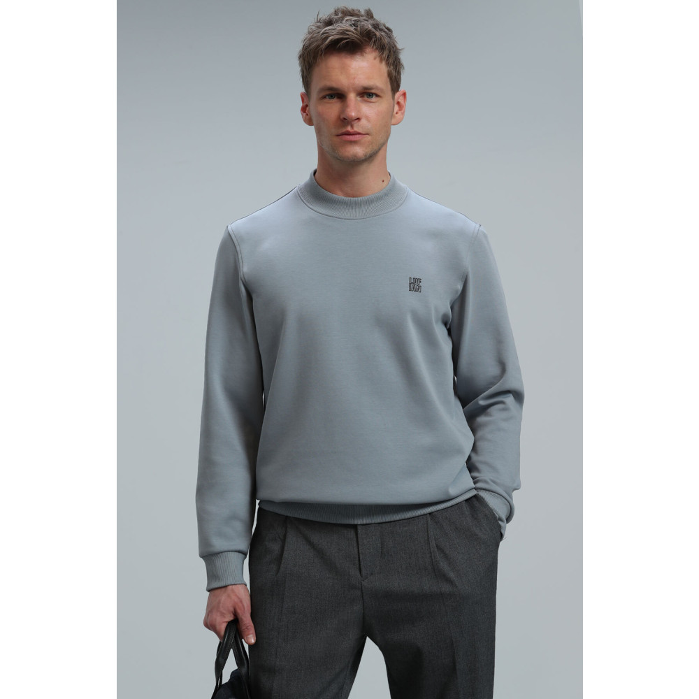 Lufian Randal Erkek Sweatshirt Mavi 4XL Beden Bayan Sweatshirt Fiyatı