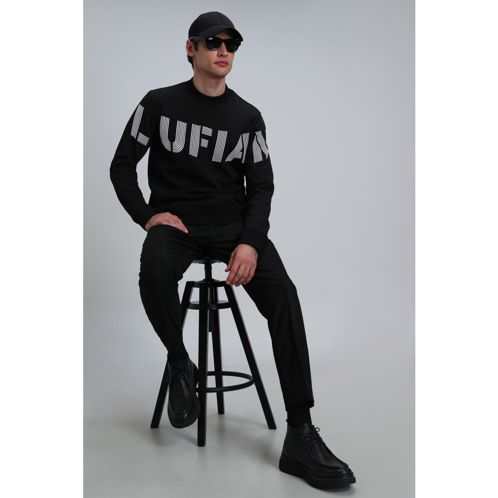 Lufian Todillo Erkek Sweatshirt Siyah XL Beden Bayan Sweatshirt Fiyatı