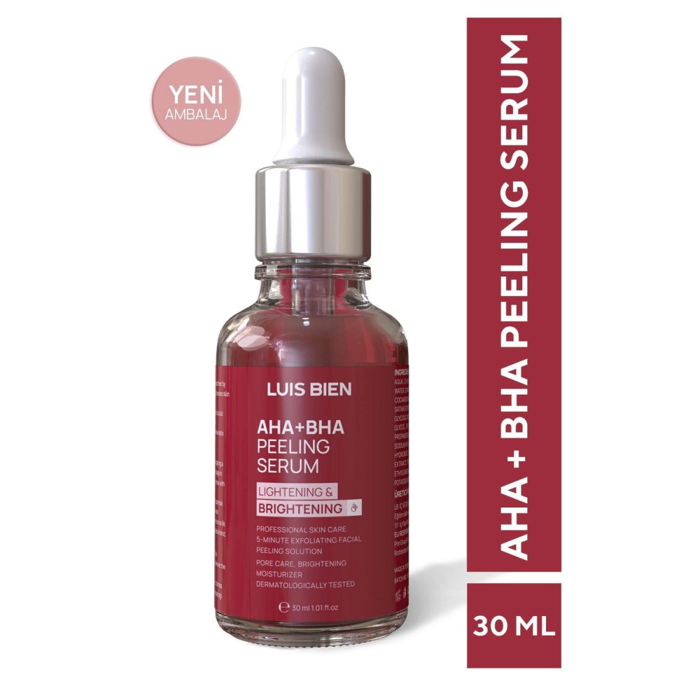 Luis Bien AHA+BHA Cilt Tonu Eşitleyici Kırmızı Peeling Serum 30 ml (Aha 10% + Bha 2%) Cilt ve Yüz Bakımı Fiyatı
