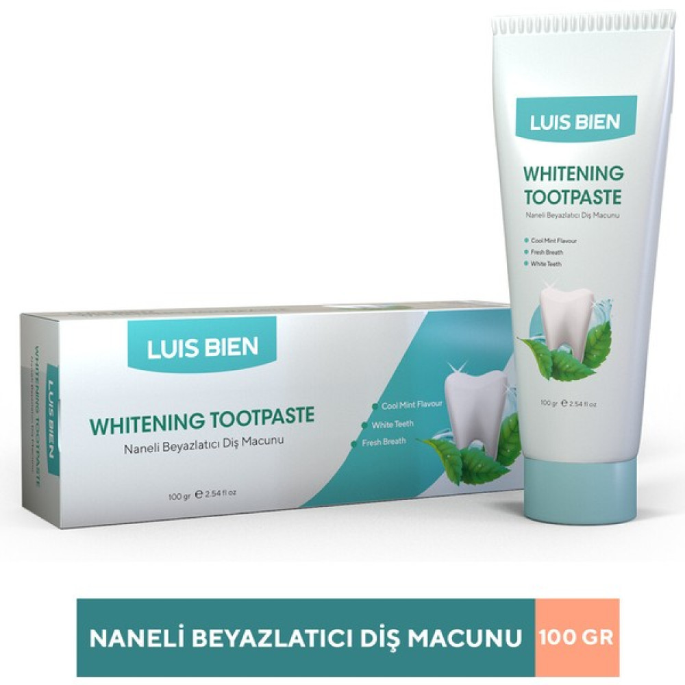 Luis Bien Naneli Beyazlatıcı Diş Macunu 100 gr Diş Macunları Fiyatı