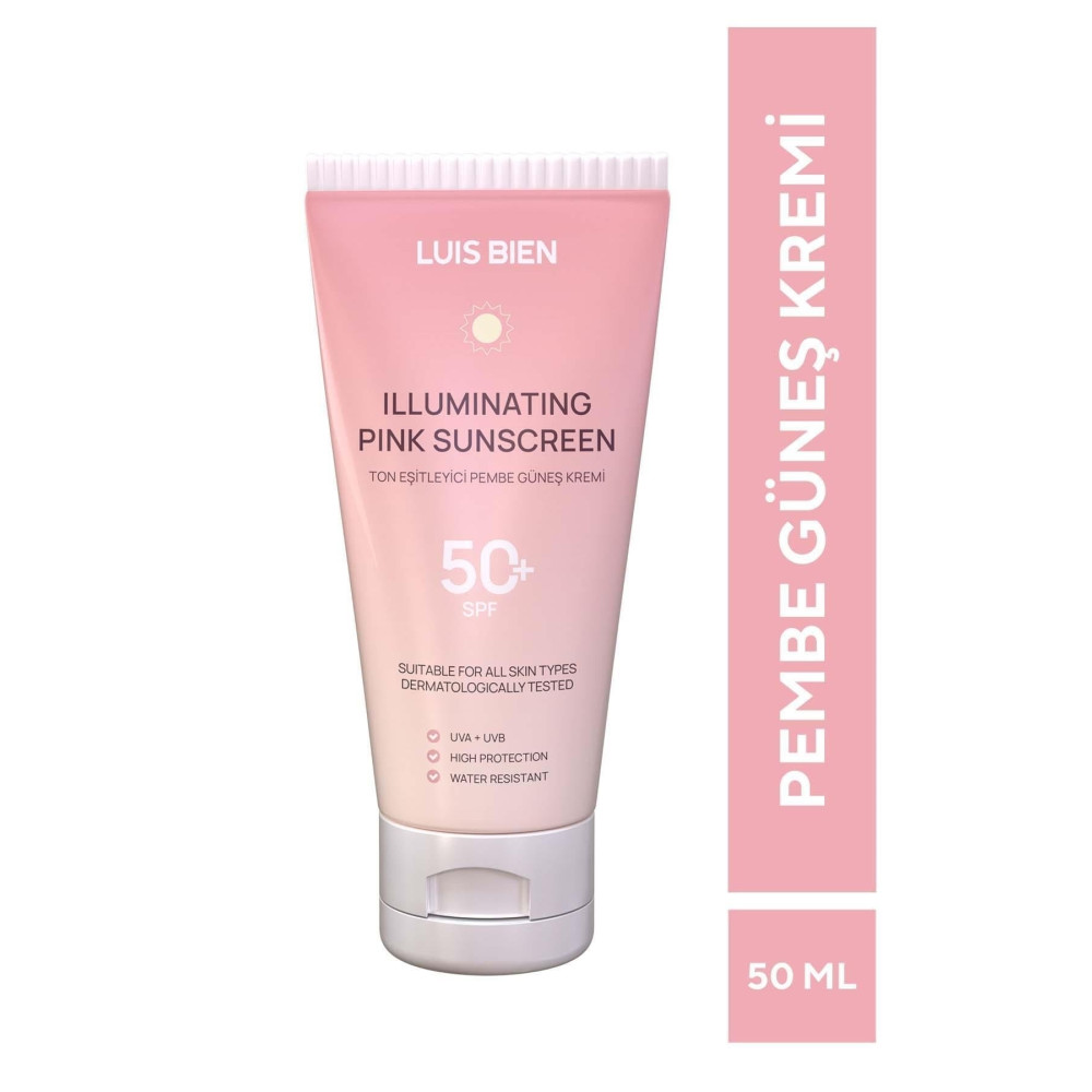 Luis Bien Ton Eşitleyici Spf 50+ Tüm Ciltler Için Yüksek Korumalı Pembe Güneş Kremi 50 Ml Güneş Kremleri ve Losyonları Fiyatı