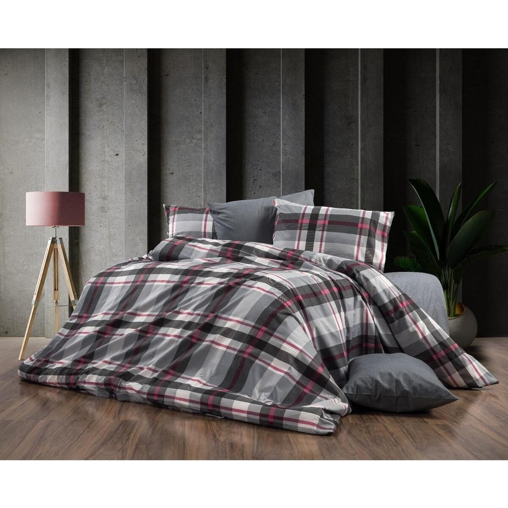 Lüks Dayanıklı Yumuşak Doğal Pamuklu Tek Kişilik Nevresim Takımı+ Lastikli Çarşaf+ 1 Yastık Kılıfı - Beyaz - Siyah - 160 x 220 cm Nevresim Takımı Fiyatı