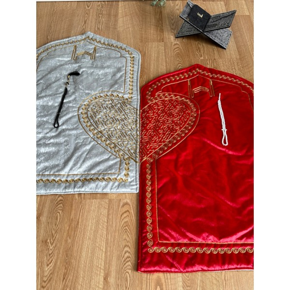Lüks Home Kalpli Seccade Çift Seccadesi - 70 x 120 cm - Krem Seccade Fiyatı