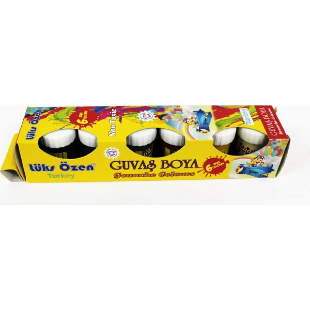 Lüks Özen Guvaş Boya 6 Renk Kutulu Oto Boyaları Fiyatı