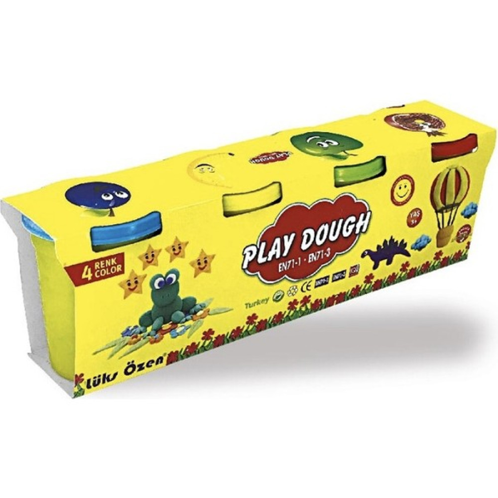 Lüks Özen Play Dough 4 Renk Oyun Hamuru 520 Gram Oto Boyaları Fiyatı