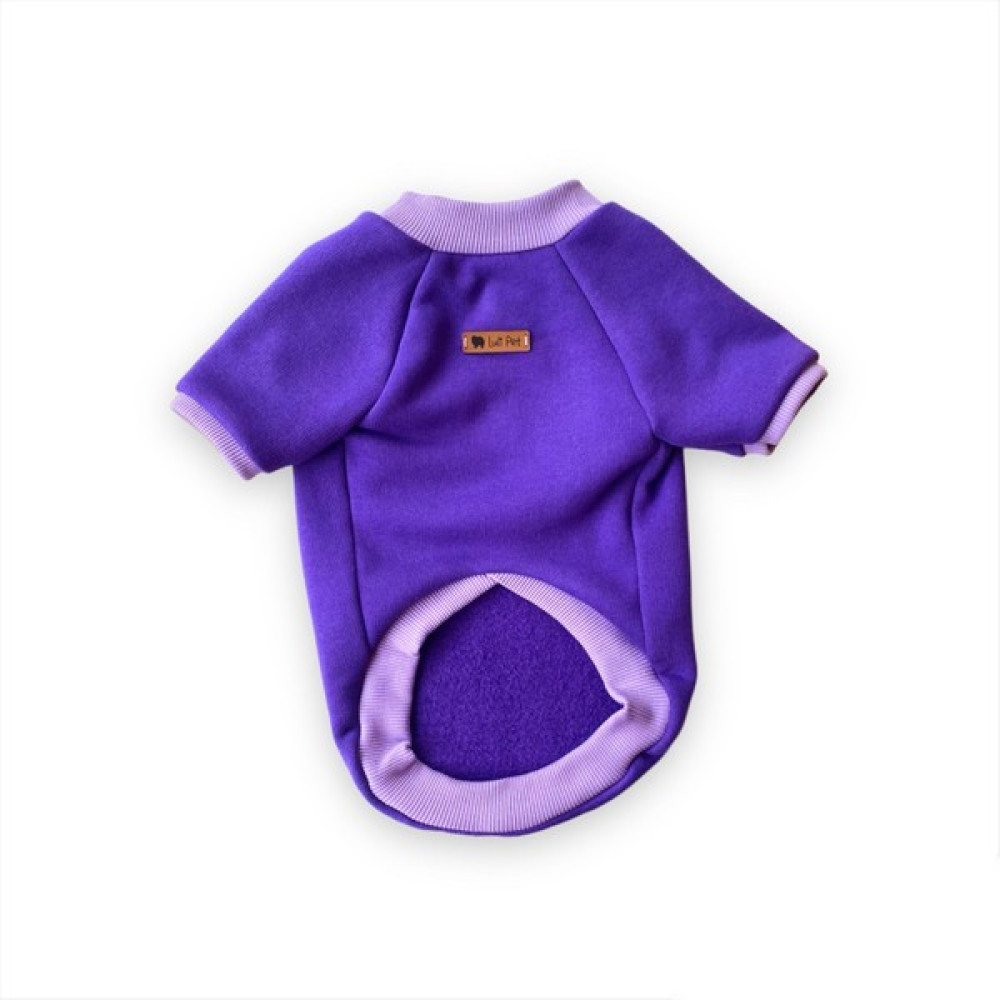 Luli Pet Basic Mor Polarlı Kedi Köpek Sweatshirt - XS Evcil Hayvan Ürünleri Fiyatı
