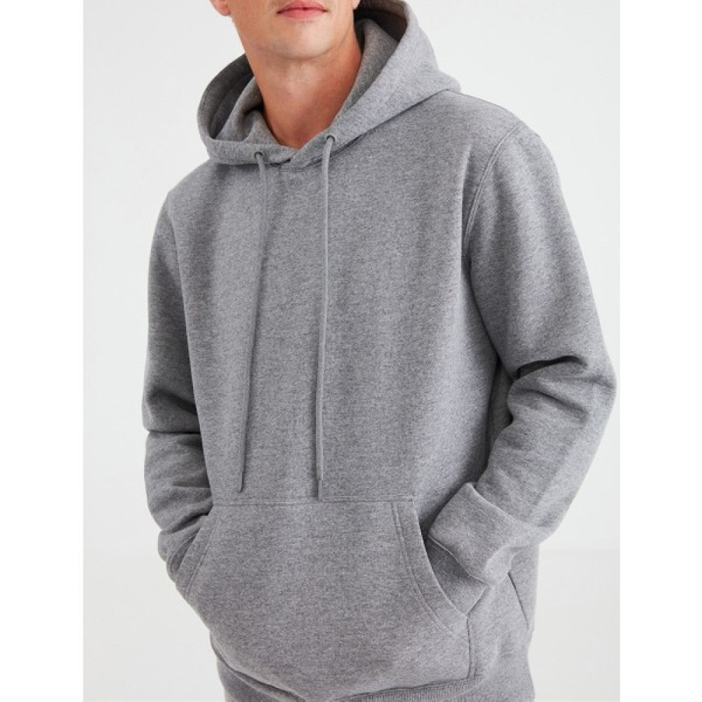Lulu Giyim Unisex Gri Kapüşonlu Sweatshirt Erkek Sweatshirt Fiyatı