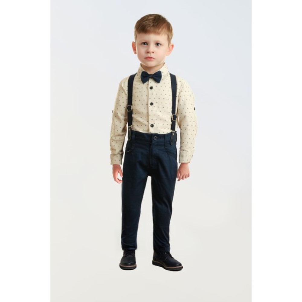 Lulu Kids Erkek Çocuk Takım Elbise Papyonlu ve Slopetli "kumsal" Modeli Erkek Çocuk Giyim Takımı Fiyatı