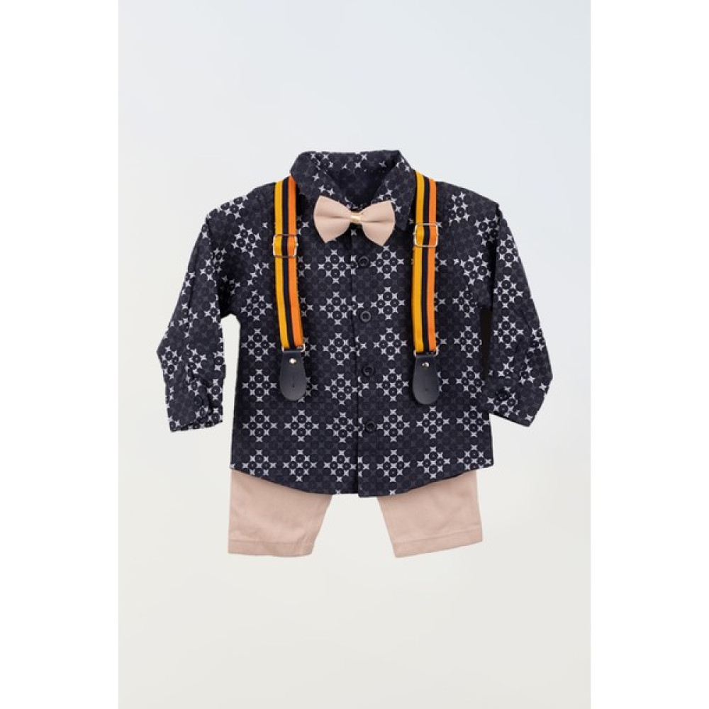 Lulu Kids Erkek Takım Elbise Papyonlu ve Slopetli "lunaris"modeli Bebek Giysi Takım Fiyatı