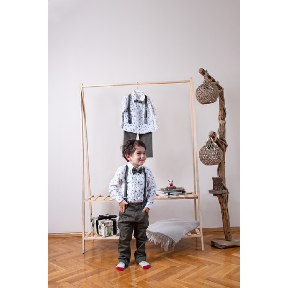 Lulu Kids Erkek Takım Elbise Papyonlu ve Slopetli "yaprak" Modeli Erkek Çocuk Giyim Takımı Fiyatı