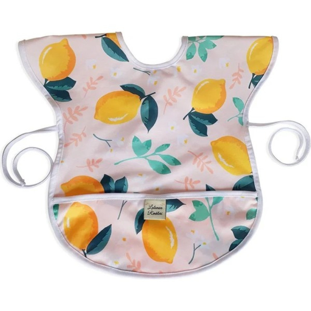 Lulunun Renkleri Bebek Mama Önlüğü Limonlu - Açık Sarı - 6 - 24 Ay Mama Önlüğü Fiyatı