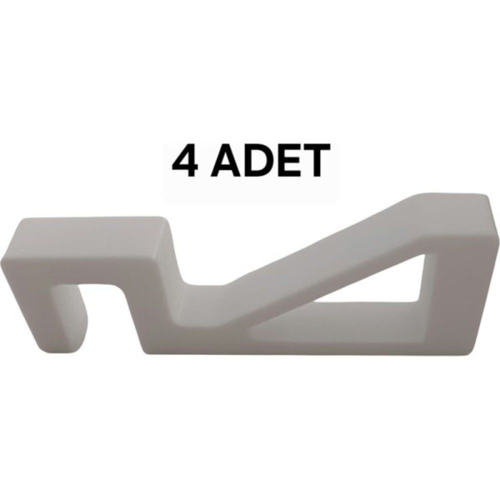 \Luluyen 4 Adet Plastik Pencere Kolu Kapı Cam Aralama Stoperi Kolu Tutucu Tutacağı Durdurucu Tamponu - Beyaz - 26 cm - 44 cm \ Oto Boyaları Fiyatı