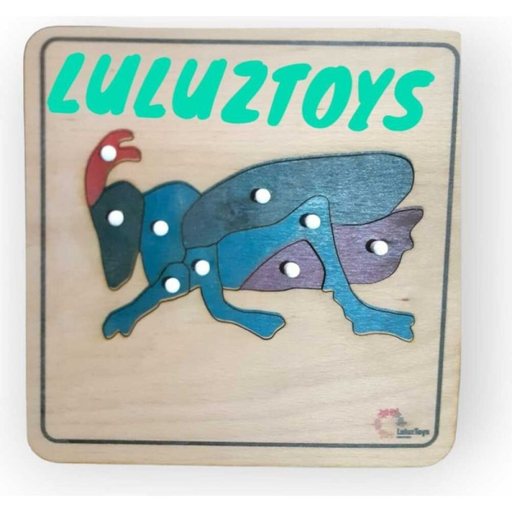 Luluztoys Montessori Çekirge Puzzle Oto Boyaları Fiyatı