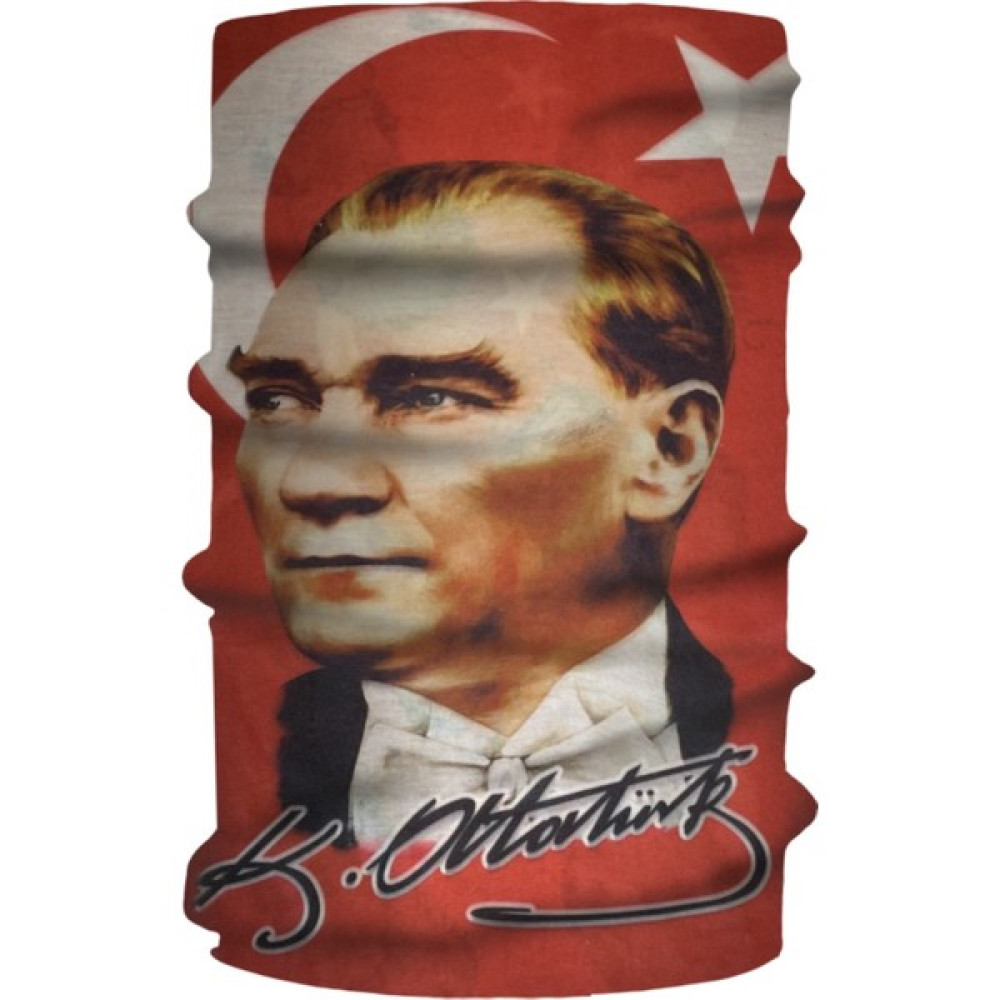 Luma Atatürk Desenli Boyunluk - Baf Bandana (Outdoor) Fiyatı