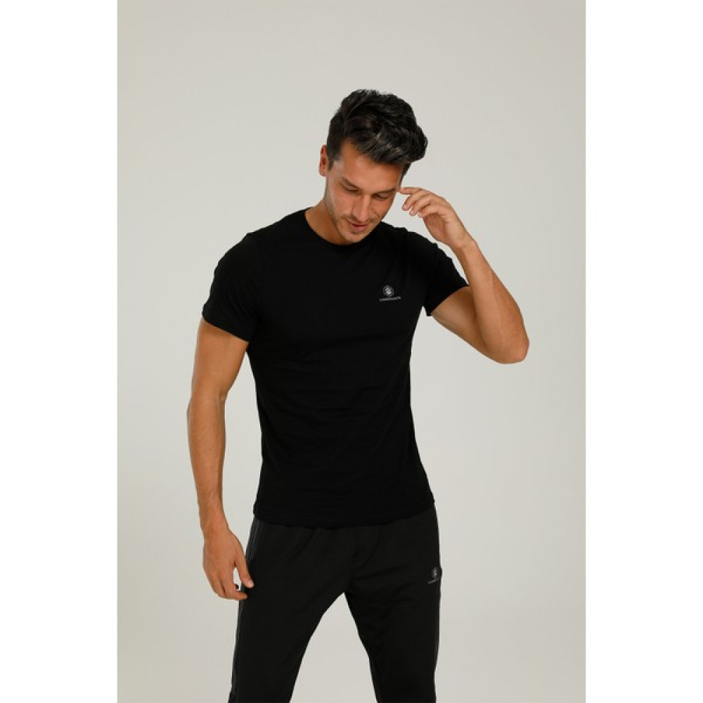 Lumberjack CT102 Basic C-Neck Siyah Erkek T-Shirt Erkek T-shirt Fiyatı