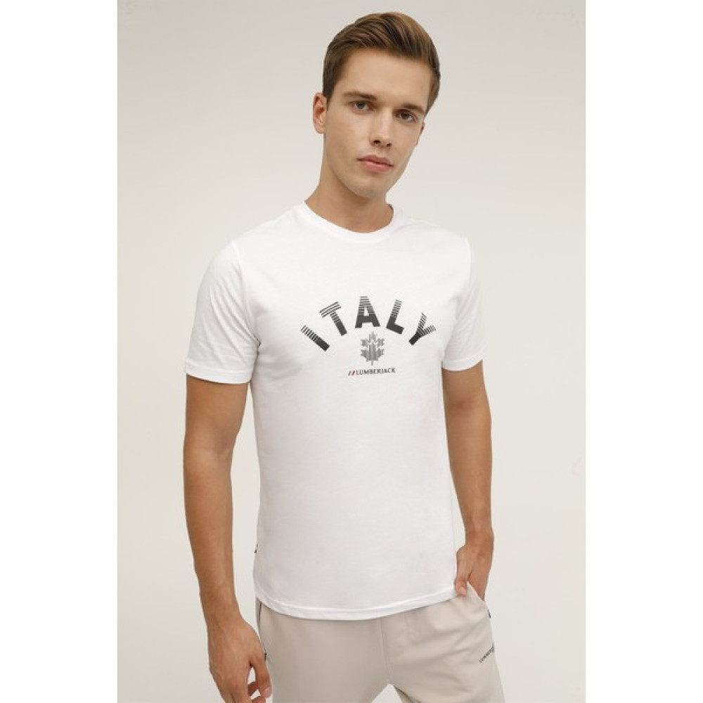 Lumberjack Ml Austın 11Sd1044 3Pr Beyaz Erkek Kısa Kol T-Shirt Erkek T-shirt Fiyatı